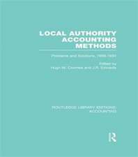 Local Authority Accounting Methods: Problems and Solutions, 1909-1934