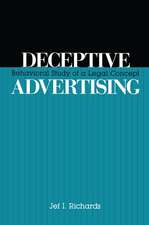 Deceptive Advertising: Behavioral Study of A Legal Concept