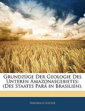 Grundzüge der Geologie des unteren Amazonasgebietes: (Des Staates Pará in Brasilien).