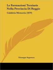 Le Formazioni Terziarie Nella Provincia Di Reggio