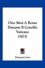 Otto Mesi A Roma Durante Il Concilio Vaticano (1873)