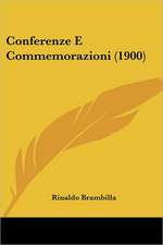 Conferenze E Commemorazioni (1900)