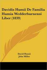 Davidis Humii De Familia Humia Wedderburnensi Liber (1839)