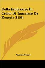 Della Imitazione Di Cristo Di Tommaso Da Kempis (1858)