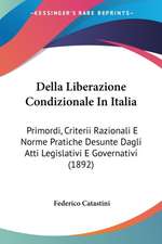 Della Liberazione Condizionale In Italia