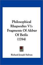 Philosophical Rhapsodies V1