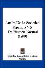 Anales De La Sociedad Espanola V7