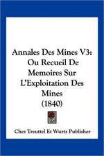 Annales Des Mines V3