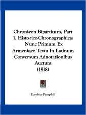 Chronicon Bipartitum, Part 1, Historico-Chronographica