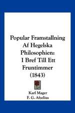 Popular Framstallning Af Hegelska Philosophien