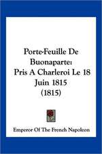 Porte-Feuille De Buonaparte