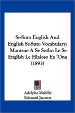 Se-Suto English And English Se-Suto Vocabulary