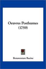 Oeuvres Posthumes (1759)