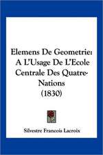 Elemens De Geometrie