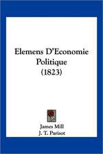 Elemens D'Economie Politique (1823)