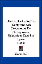 Elements De Geometrie