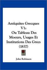 Antiquites Grecques V1