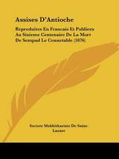 Assises D'Antioche