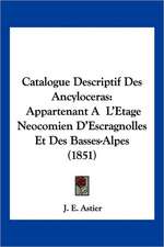 Catalogue Descriptif Des Ancyloceras