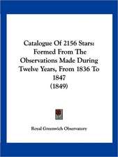 Catalogue Of 2156 Stars