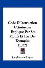 Code D'Instruction Criminelle