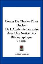 Contes De Charles Pinot Duclos