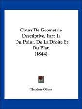 Cours De Geometrie Descriptive, Part 1