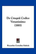 De Cruquii Codice Vetustissimo (1885)