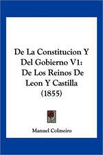 De La Constitucion Y Del Gobierno V1