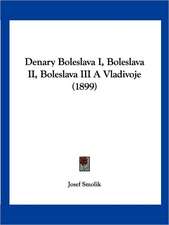 Denary Boleslava I, Boleslava II, Boleslava III A Vladivoje (1899)