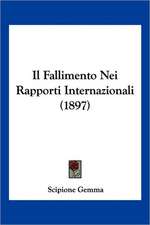 Il Fallimento Nei Rapporti Internazionali (1897)