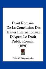 Droit Romain