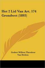 Het 2 Lid Van Art. 174 Grondwet (1893)