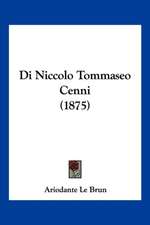 Di Niccolo Tommaseo Cenni (1875)