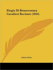 Elogio Di Bonaventura Cavalieri Recitato (1844)