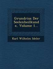 Grundriss Der Seelenheilkunde, Volume 1...