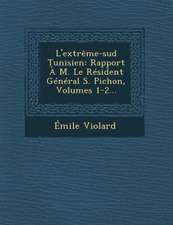 L'Extreme-Sud Tunisien: Rapport A M. Le Resident General S. Pichon, Volumes 1-2...