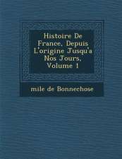 Histoire De France, Depuis L'origine Jusqu'a Nos Jours, Volume 1