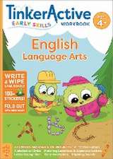 Tinkeractive Early Skills English Language Arts Workbook Ages 4+