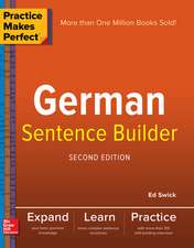 Practice Makes Perfect German Sentence Builder