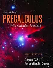 Essentials of Precalculus with Calculus Previews