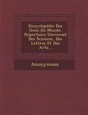 Encyclopedie Des Gens Du Monde