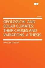 Geological and Solar Climates