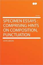 Specimen Essays