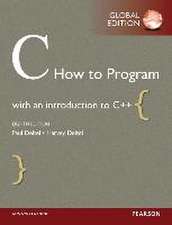 C How to Program, Global Edition