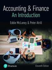 Accounting and Finance: An Introduction