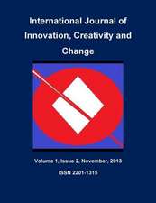 International Journal of Innovation, Creativity and Change, Volume 1, Issue 2, November 2013