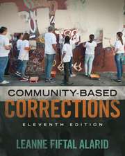 Community Based Corrections