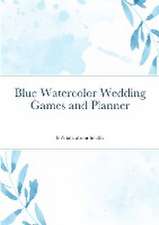 Blue Watercolor Wedding Games and Planner