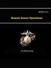 Remote Sensor Operations - McWp 2-15.1